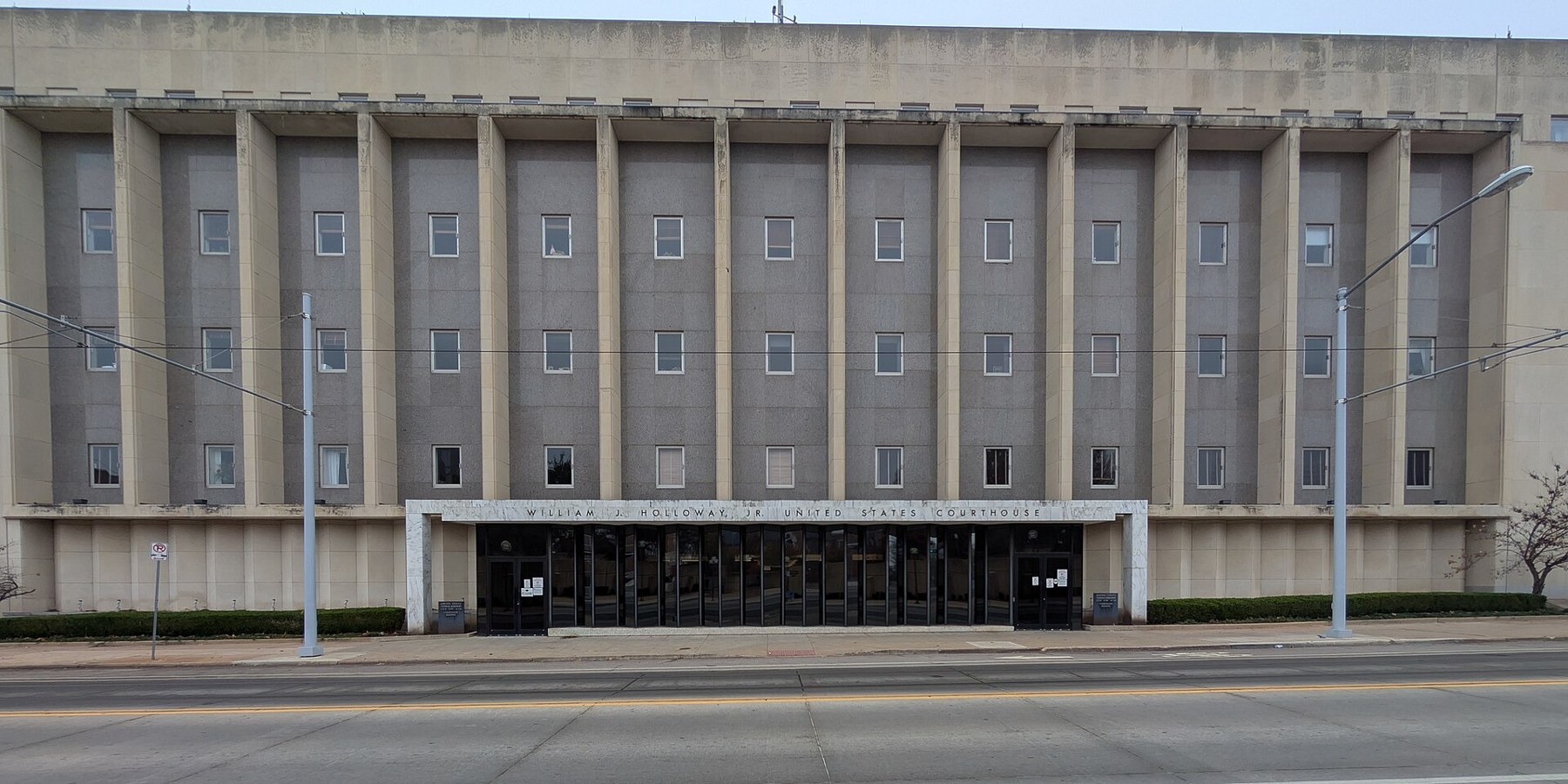 The William J. Holloway Jr. U.S. Courthouse in Oklahoma City, home to the Western District of Oklahoma, photographed December 6, 2025.