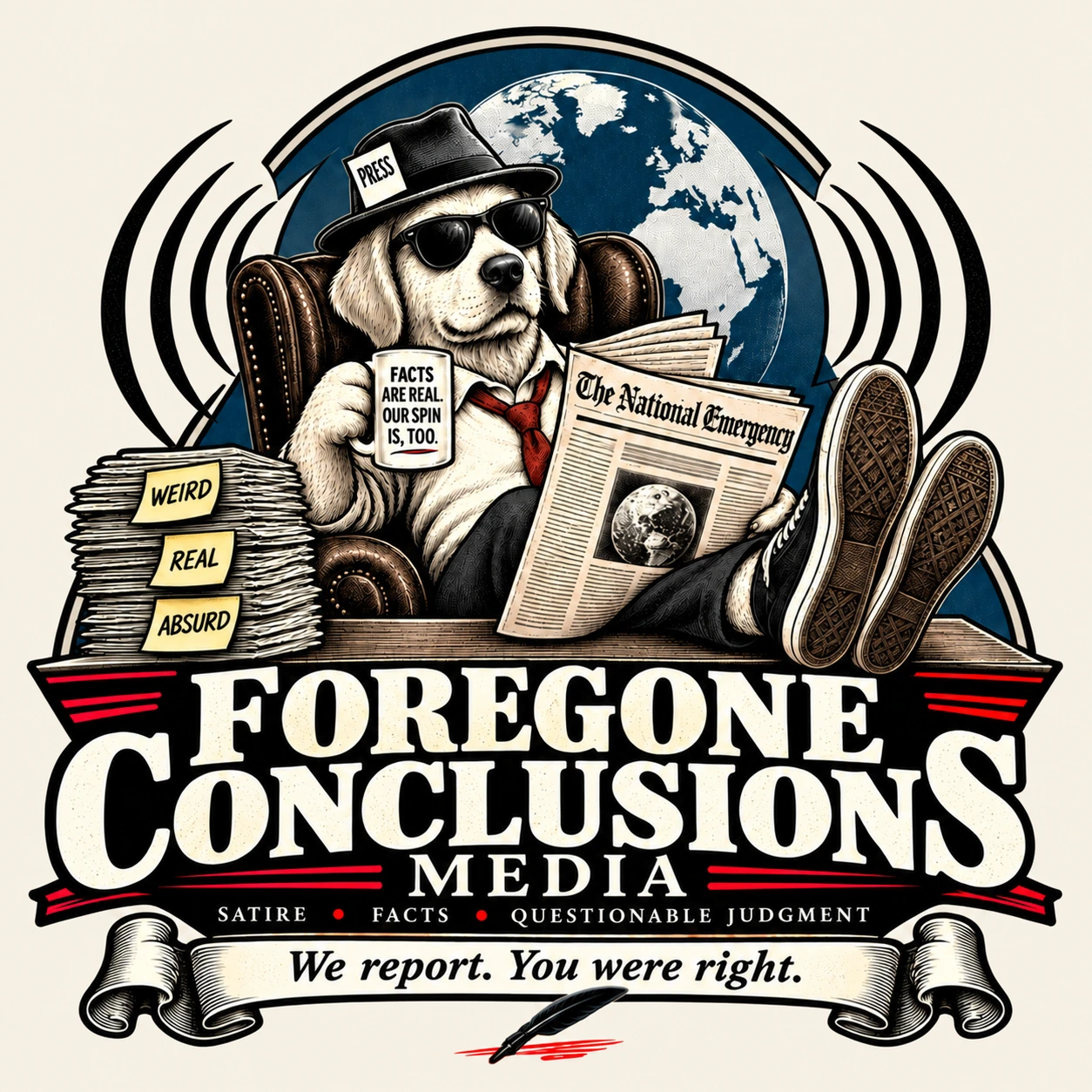 Foregone Conclusions Media — We report. You were right.